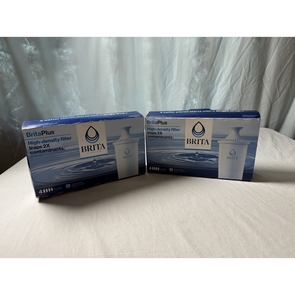 Brita BritaPlus High Density Water Filter Replacement 2 Pack 8 Count Total OB08